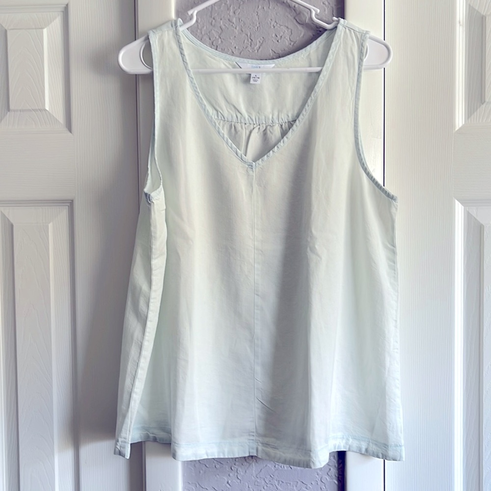 Time & Tru pullover a-line pullover top. Size L. Pale blue color. Never worn